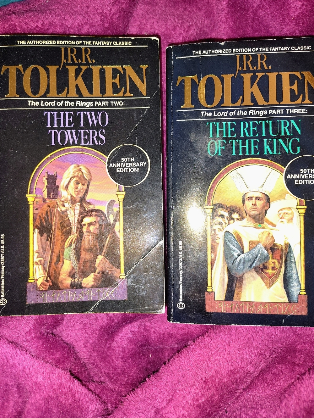 JRR Tolkien Books 3 And 4 Lord Of The Rings Collection